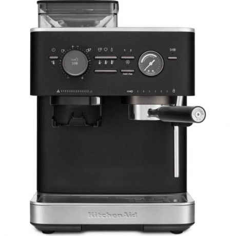Кофемашина KitchenAid 5KES6551EBK черный чугун - фото 1