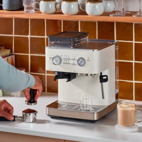 Кофемашина KitchenAid 5KES6551EPL фарфоровый белый - фото 15
