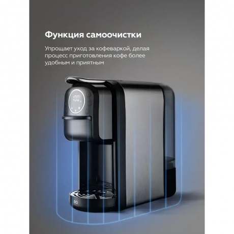 Кофеварка 4 в 1 BQ CM3004 Стальной-Черный - фото 15