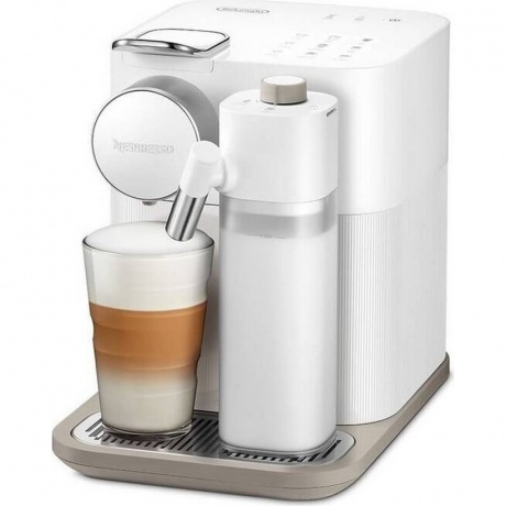 Капсульная кофемашина DeLonghi Nespresso Gran Lattissima EN640W белая - фото 1