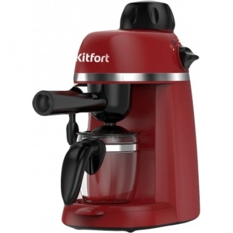 Кофеварка рожковая Kitfort КТ-760-1 красная