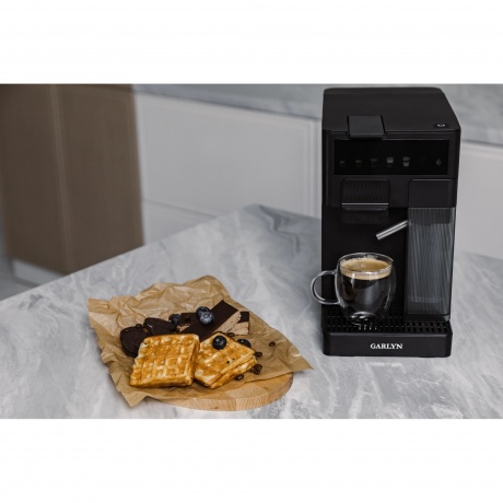 Кофеварка рожковая Garlyn Barista Compact с автоматическим капучинатором - фото 7