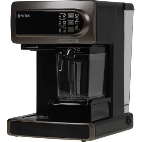 Кофеварка рожковая Vitek VT-1517 1238Вт коричневый