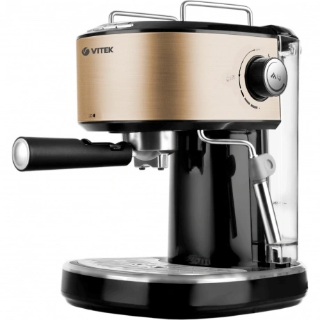 Кофеварка рожковая Vitek VT-1524 Gold 750Вт