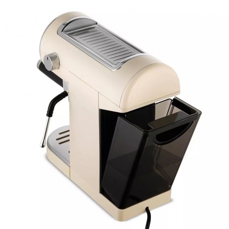 Кофеварка рожковая Kitfort КТ-783-1 бежевая - фото 6