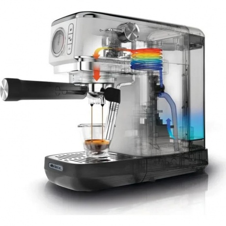 Кофеварка рожковая Ariete 1381 Espresso Slim Moderna (00M138114AR0) - фото 4
