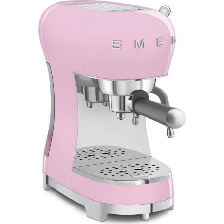Кофеварка рожковая Smeg ECF02PKEU розовая - фото 4