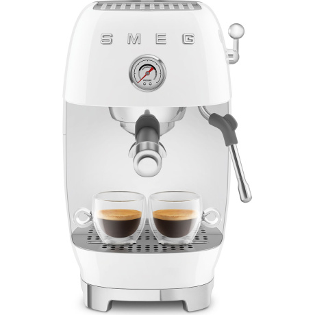 Кофеварка рожковая Smeg ECF03WHEU белая - фото 1