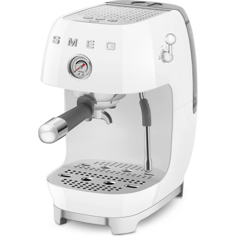 Кофеварка рожковая Smeg ECF03WHEU белая - фото 7