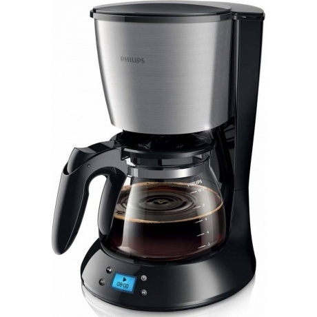 Кофеварка капельная Philips HD7459/20 Daily Collection, серебристая/черная - фото 2