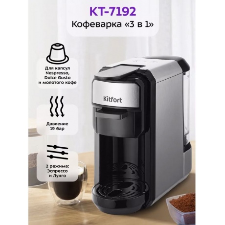 Кофеварка Kitfort КТ-7192 - фото 12
