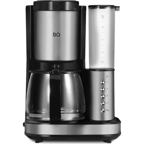 Капельная кофеварка со встроенной кофемолкой BQ CM7002 Стальной-Черный - фото 2