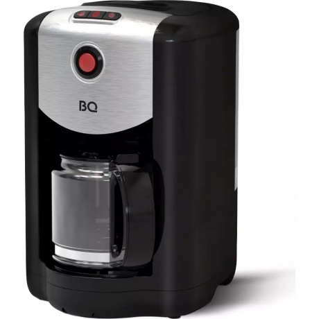 Капельная кофеварка со встроенной кофемолкой BQ CM1009 Черный-Стальной - фото 1