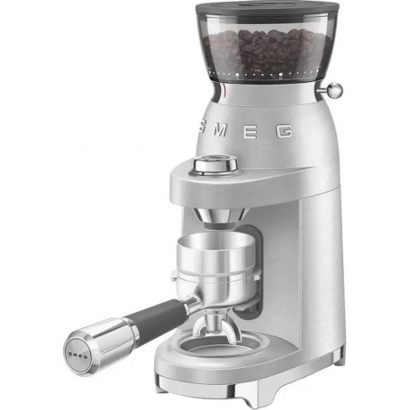 Кофемолка Smeg CGF02SSEU серебро - фото 1