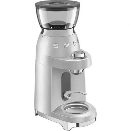 Кофемолка Smeg CGF02SSEU серебро - фото 2