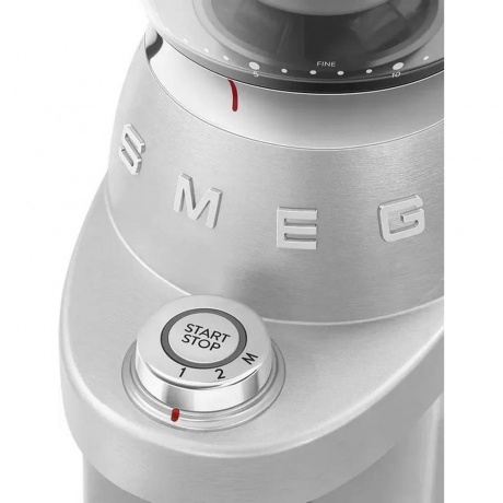 Кофемолка Smeg CGF02SSEU серебро - фото 7