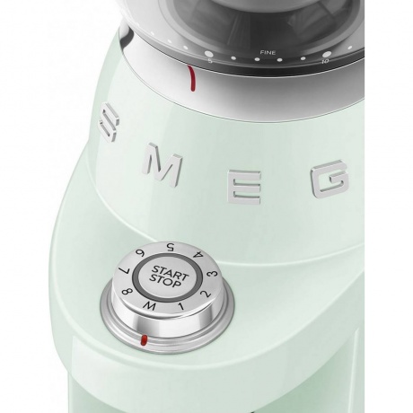 Кофемолка Smeg CGF03PGEU пастельный зеленый - фото 7