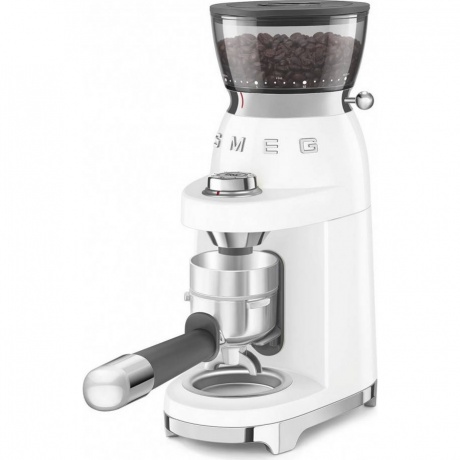 Кофемолка Smeg CGF03WHEU белая - фото 1
