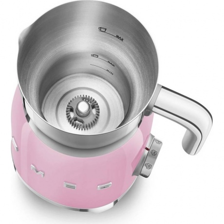 Вспениватель молока Smeg MFF11PKEU розовый - фото 5