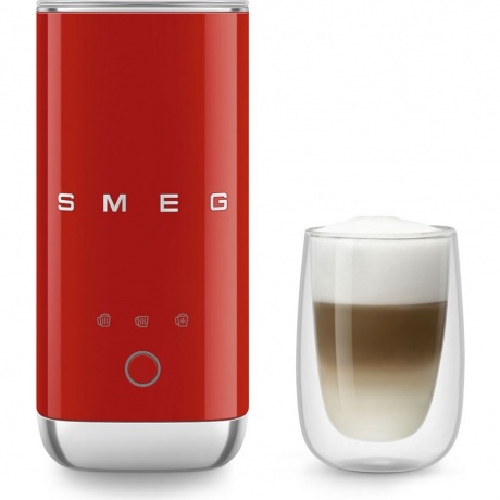 Вспениватель молока Smeg MFF02RDEU красный - фото 9