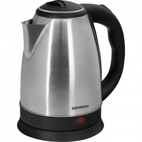 Чайник электрический Sonnen KT-118, 1,8л, 1500Вт, нержавеющая ст...