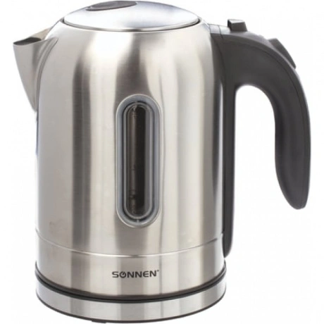Чайник электрический Sonnen KT-1755, 1,7л, 2200Вт, нержавеющая с...