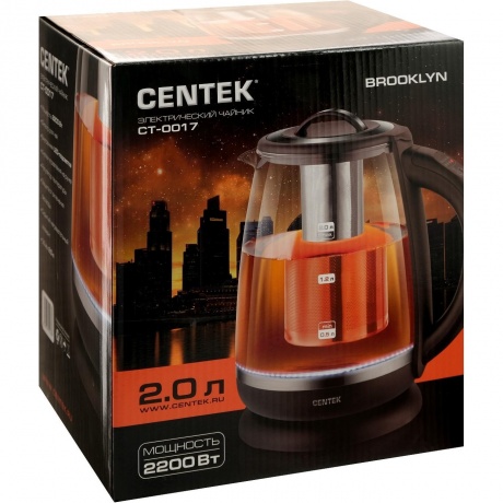 Чайник электрический Centek CT-0017 Brooklyn - фото 5