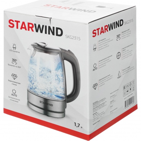 Чайник электрический StarWind SKG2315 - фото 18