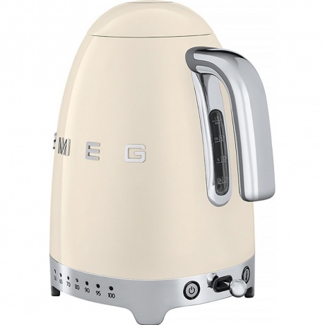 Чайник электрический Smeg KLF04CREU кремовый - фото 2