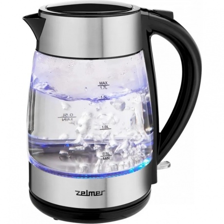 Чайник электрический Zelmer ZCK8011 GLASS/INOX - фото 8