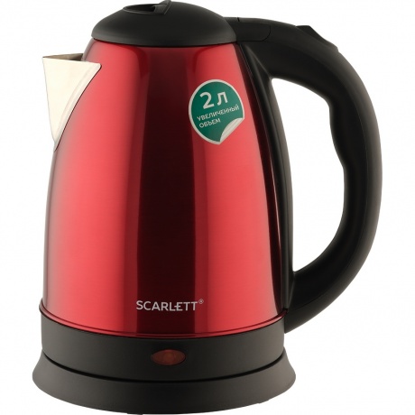 Чайник электрический Scarlett SC-EK21S76 красный - фото 2