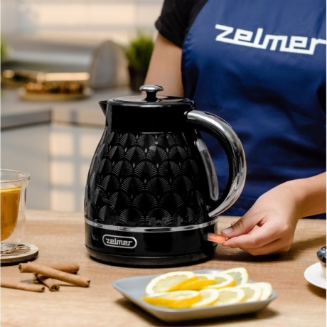 Чайник электрический Zelmer ZCK7640 Black - фото 7