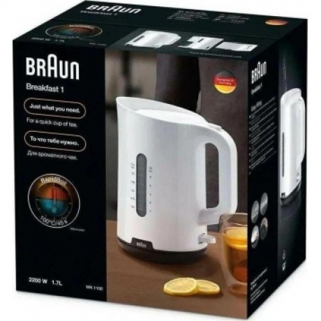 Чайник электрический Braun WK 1100.WH - фото 8