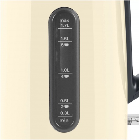 Чайник электрический Bosch TWK4P437 бежевый/черный - фото 2