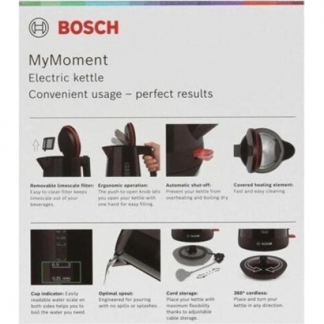 Чайник электрический Bosch TWK1M123 - фото 8