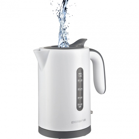 Чайник электрический Polaris PWK 1220C Water Way Pro, белый - фото 19
