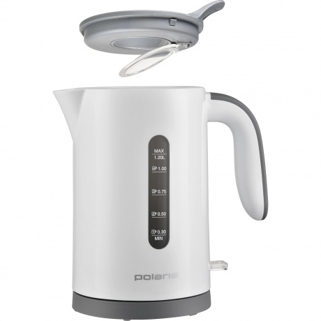 Чайник электрический Polaris PWK 1220C Water Way Pro, белый - фото 7