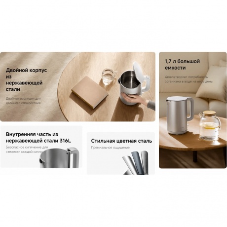 Чайник электрический Xiaomi Electric Kettle S1 (BHR9539EU) - фото 13