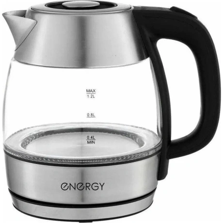 Чайник электрический Energy E-222 (1,2 л), стекло, пластик, цвет...