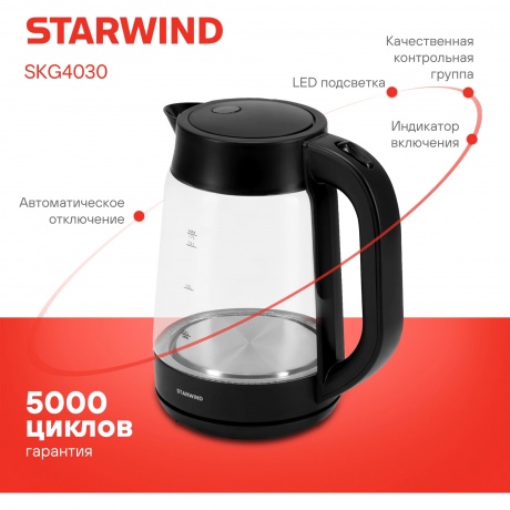 Чайник электрический StarWind SKG4030 - фото 22