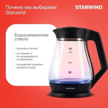 Чайник электрический StarWind SKS2035 - фото 17