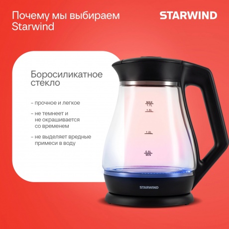 Чайник электрический StarWind SKS2035 - фото 31