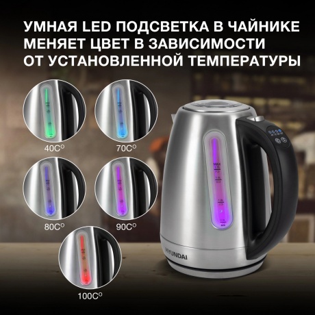 Чайник электрический Hyundai HYK-S8408 - фото 9