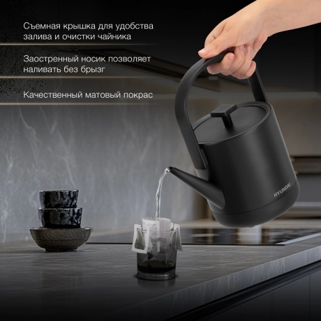 Чайник электрический Hyundai HYK-S2507 - фото 11