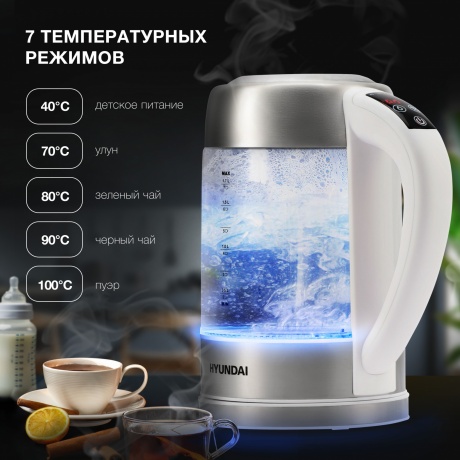 Чайник электрический Hyundai HYK-S5807 - фото 5