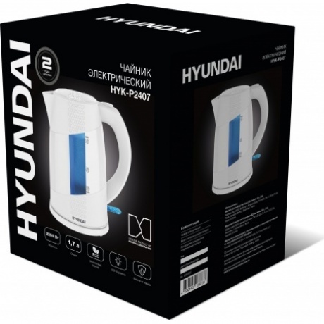 Чайник электрический Hyundai HYK-P2407 - фото 12