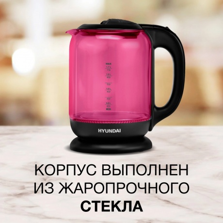 Чайник электрический Hyundai HYK-G4808 - фото 7