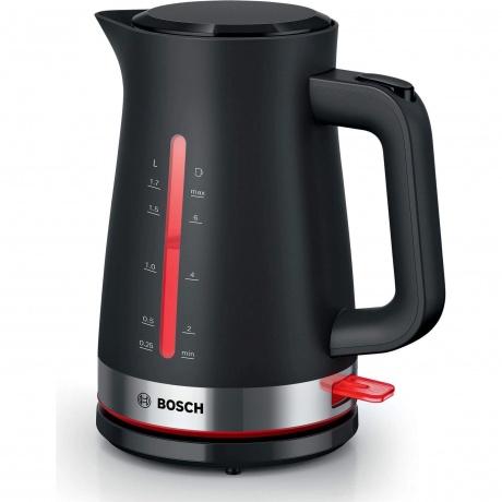Чайник электрический Bosch TWK4M223, черный - фото 1