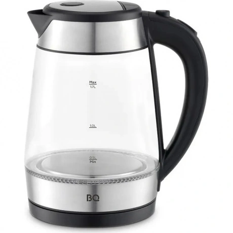 Чайник электрический BQ-KT1738G Черный-Сталь