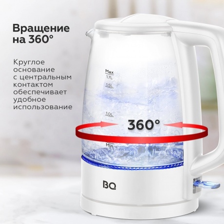 Чайник электрический BQ KT1839G Белый - фото 5